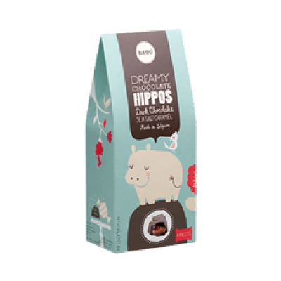Dreamy Hippos Dark Chocolate Sea Salt Caramel