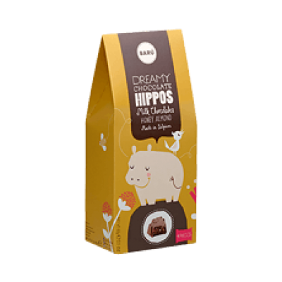 Dreamy Hippos Milk Chocolate Honey Almond