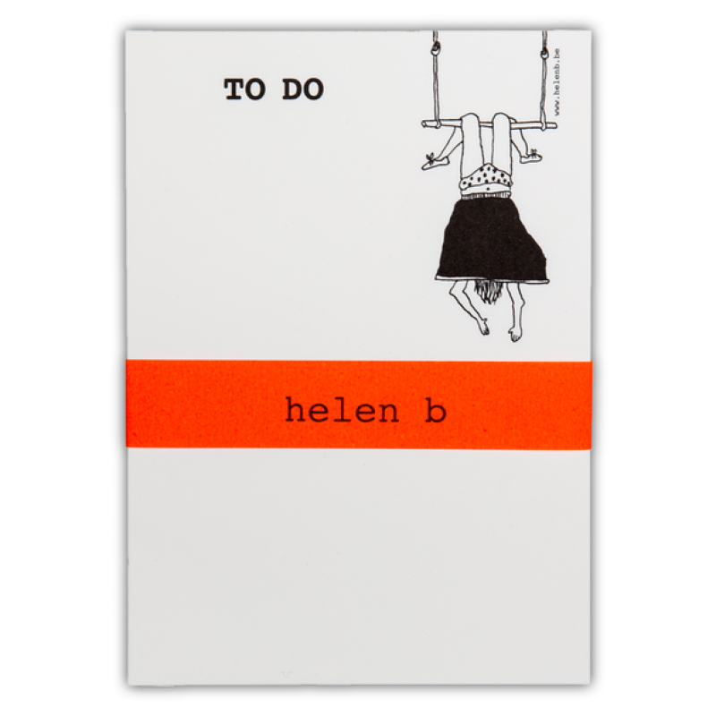blocnote trapeze girl