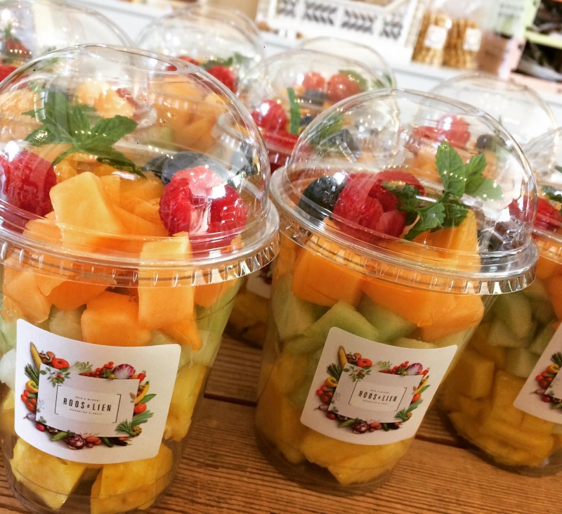 Beker fruitsalade - enkel af te halen in winkel