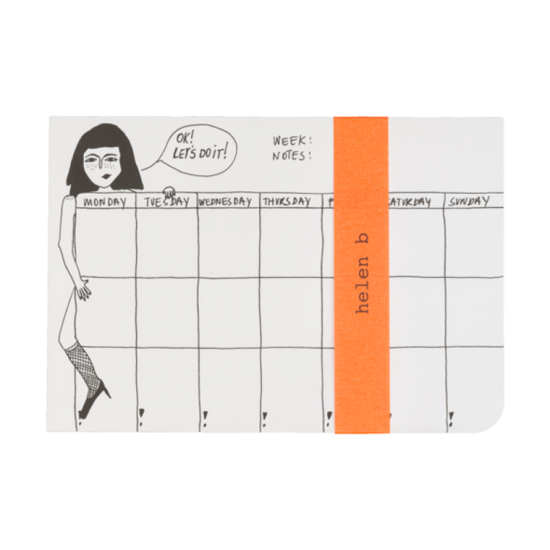weekplanner pin-up